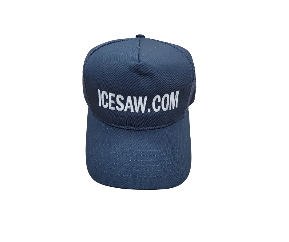 CLAM Genuine Ice Fishing - Ice Team Trucker Hat 14529 Gray Blue